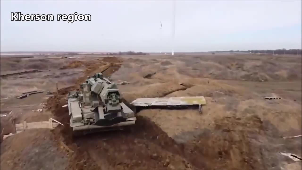 MINE CLEARANCE AREAS IN THE KHERSON REGION ARMY WORKING PROCESS