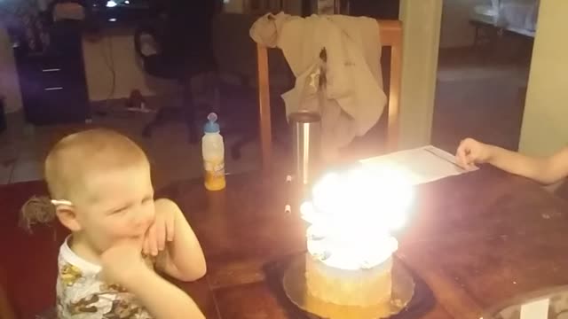 Henry's birthday candles