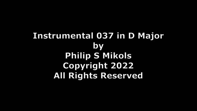 Instrumental 037 in D Major