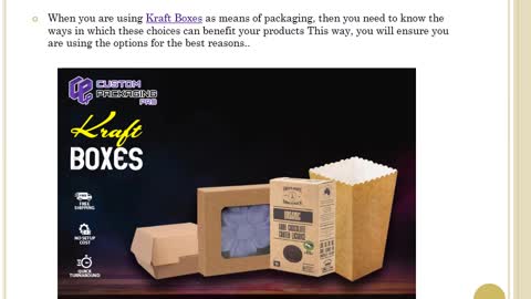 Kraft Boxes