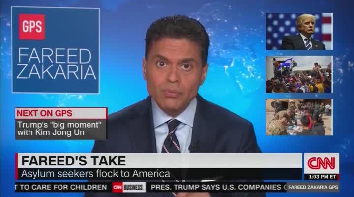 CNN's Zakaria admits Trump was right about asylum crisis