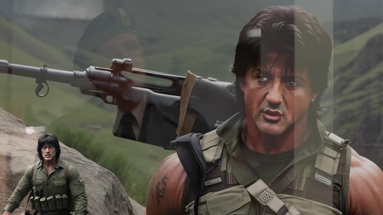 The Story of Rambo, First Blood Sylvester Stallone