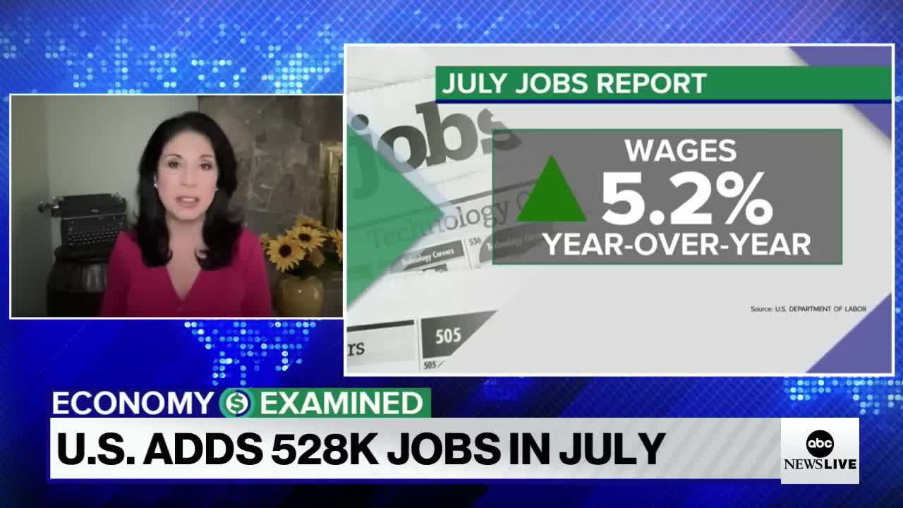 What July’s monster jobs report means for the wider economy l ABCNL