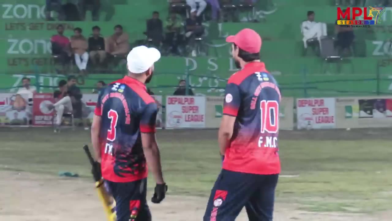 Tumour mirza vs hafiz pola 109 need 36 ball