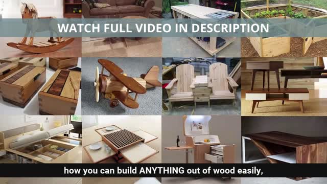 How to build anything out of wood easily | Furniture, Toys, and many more