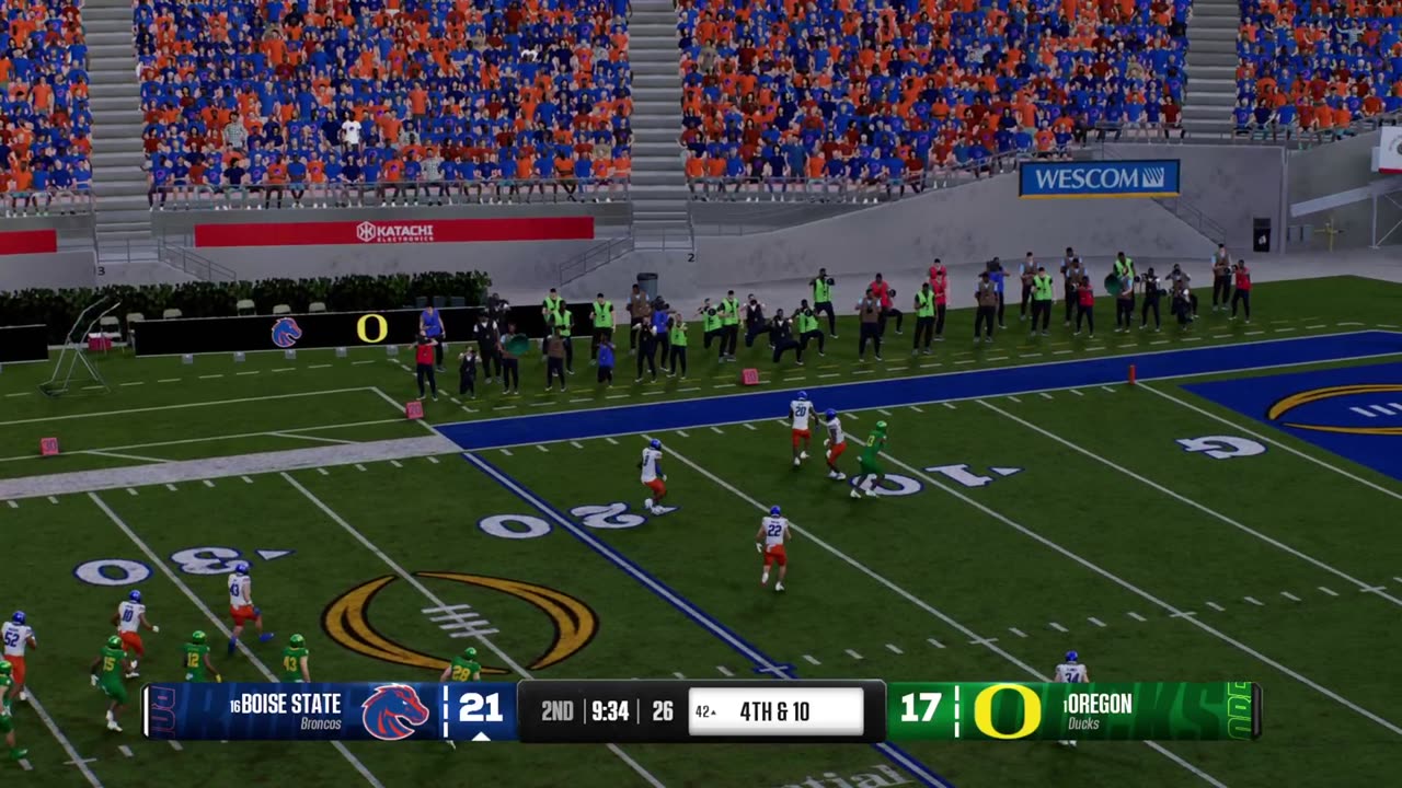 CFB Round 2 - Boise State vs Oregon