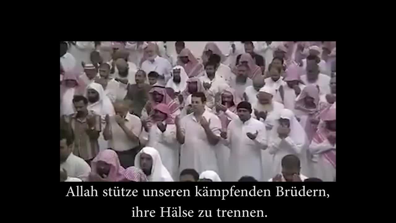 Gebet - Allah, verdamme die Juden und die Christen!