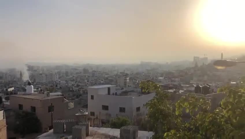 Intensity of armed clashes outside the Jenin Camp