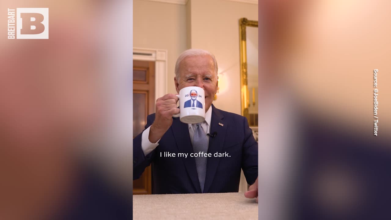 CRINGE! — Biden Releases Campaign Video Drinking a Cup of Joe