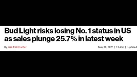 Anheuser Busch is in a DEATH SPIRAL....