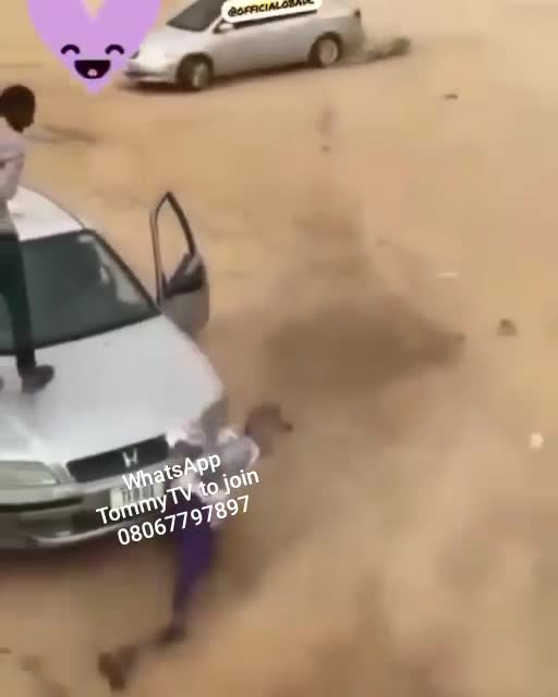 Watch this funny car accident