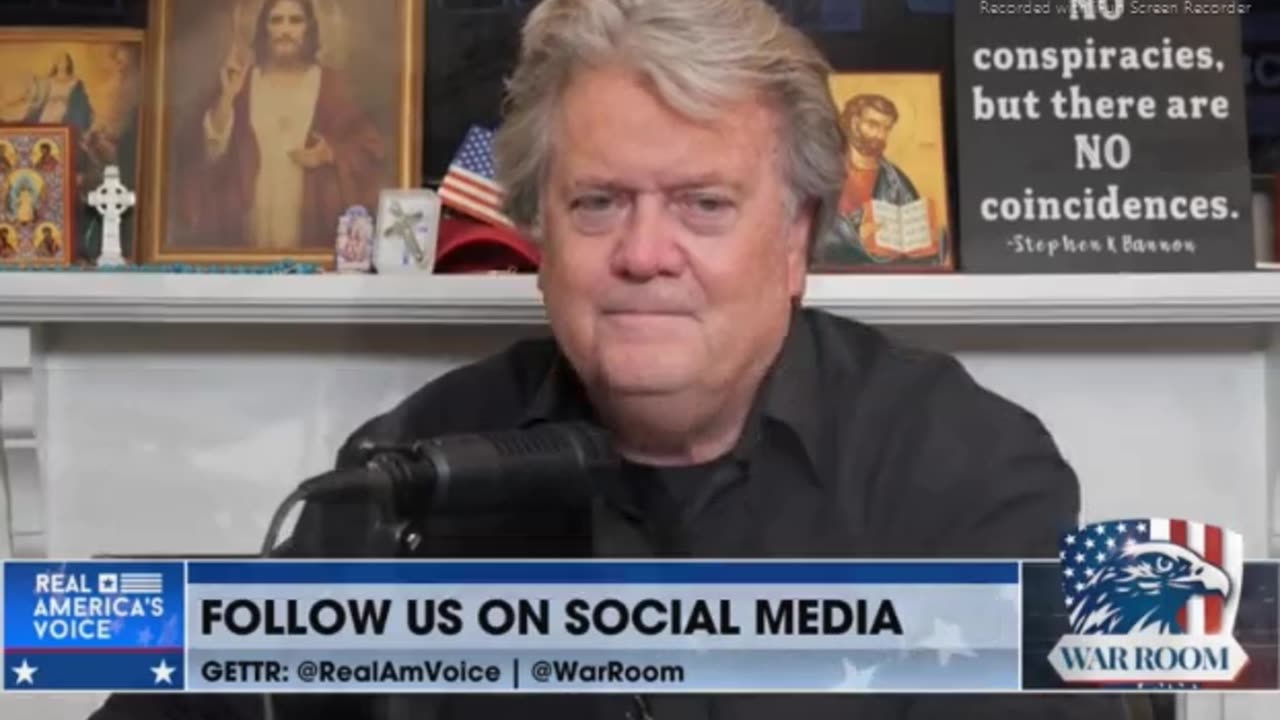 STEPHEN BANNON>SERIOUS TALK-REPUBLICAN CONFERENCE-70 REPUBLICANS VOTED FOR NEW FBI BUILDING-CAN JOHNSON DO HIS JOB? 14 mins.