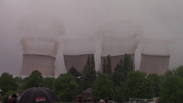 Demolished Cooling Towers Coming Down