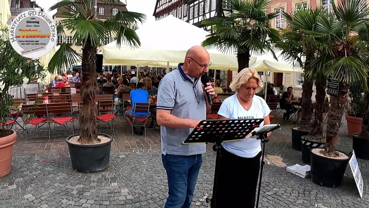 Mahnwache Nr. 187 in Schwäbisch Gmünd am 27.06.2023