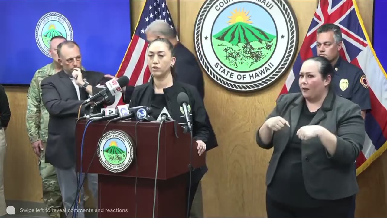Maui Fires - Governor Gaslights Reporter