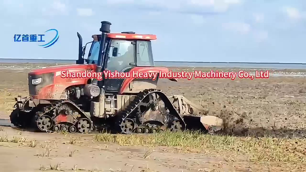 Tractor modified anti-sink half chain rail