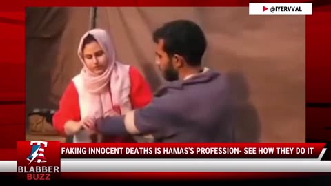 Faking Innocent Deaths Is Hamas's Profession- See How They Do It