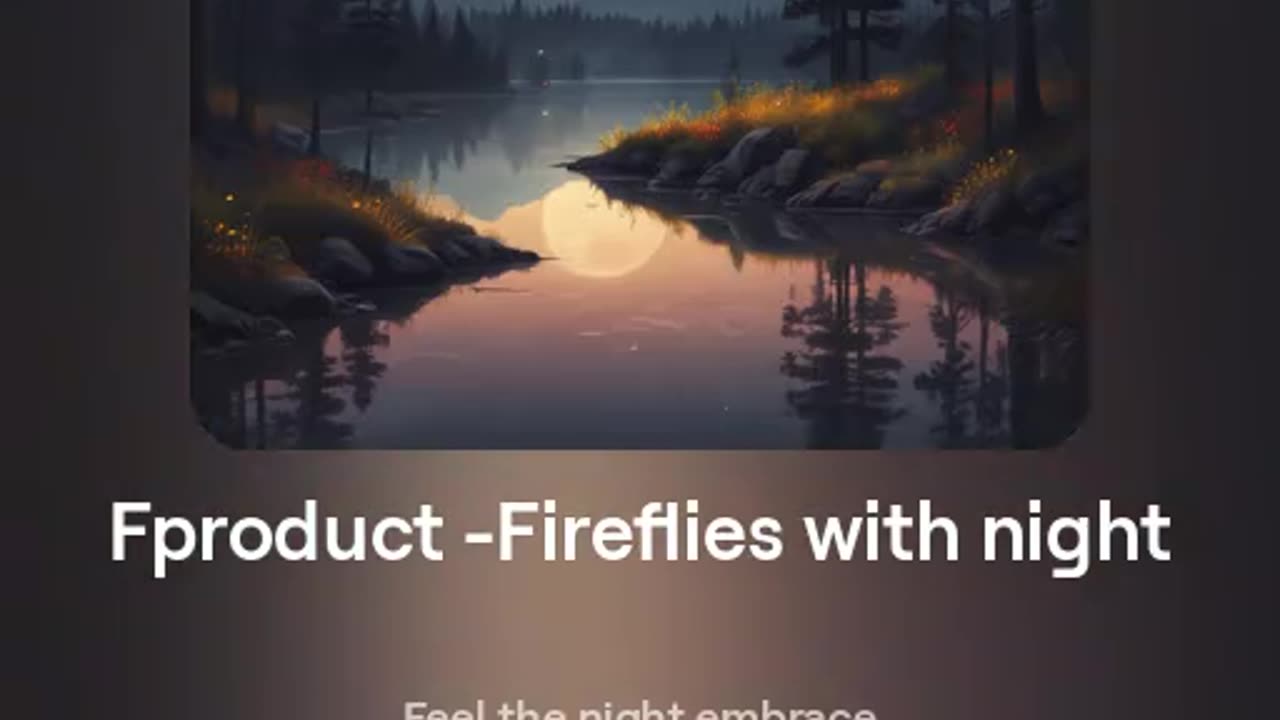 Fproduct - fireflies with night