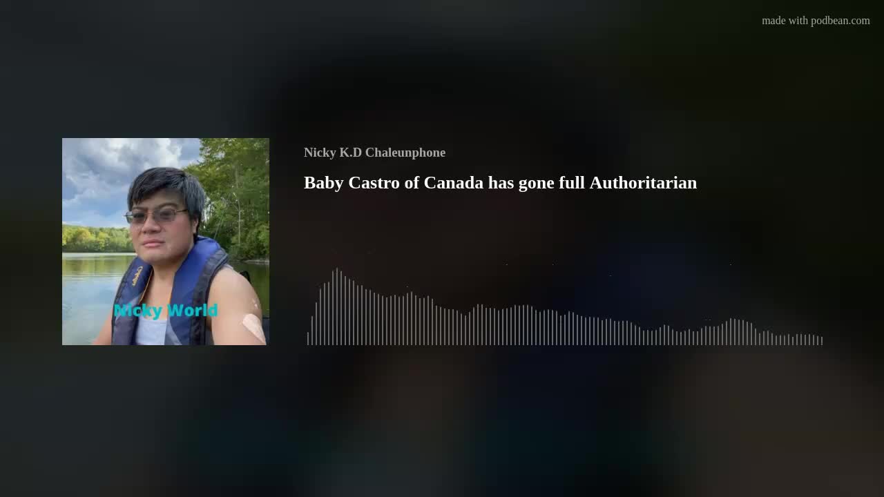 Baby Castro of Canada has gone full Authoritarian