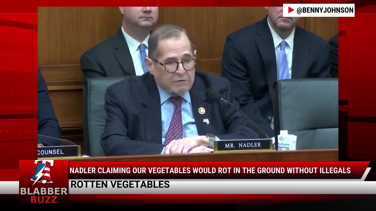 Nadler Claiming Our Vegetables Would Rot In The Ground Without Illegals