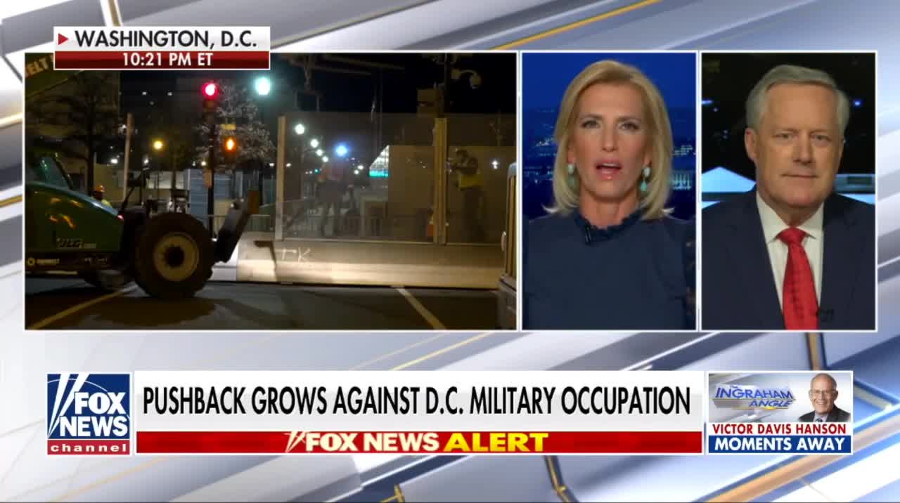 Laura Ingraham Thought DC Razor Wire Was Coming Down