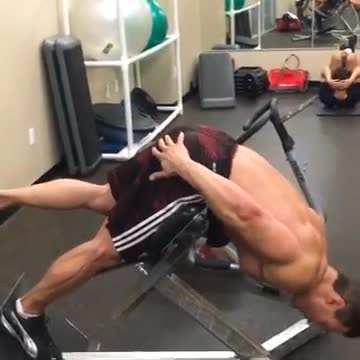 Glute Exercise On back Extension -Enhanced athlete