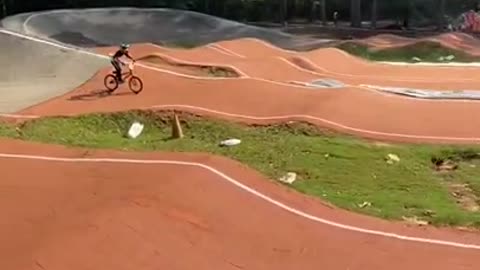 Riding the PTC BMX Track