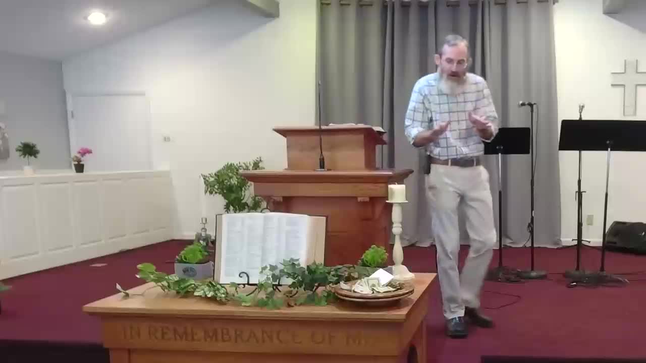 8-28-2022 - Clay Hall - sermon only - Sermon Title: "Less is More"