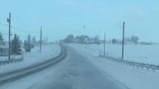 Caved in barns, heavy snow. Wind.