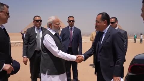 Special moments from pm Modi to Egypt visit