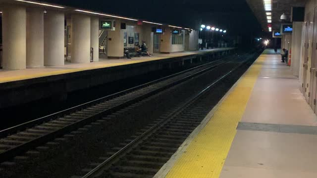 NJ train action at Secaucus Junction