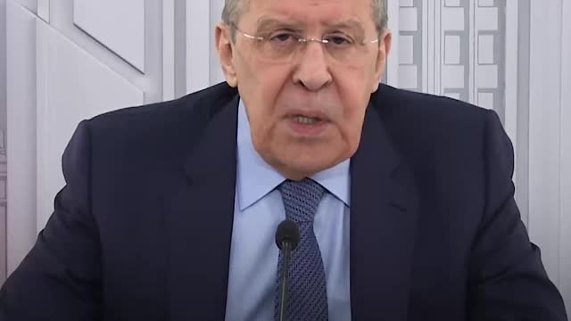 Lavrov:"Gli USA e i loro alleati controllano il regime nazista di Kiev e spingono l'ebreo cazaro siosatanazista pagano Zelenskyler a continuare le ostilità"