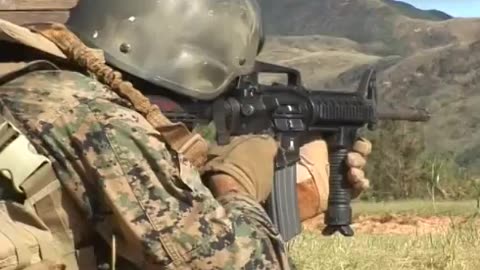 Marines face off in Combat Marksmanship Training