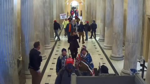 All the January 6 tapes show are peaceful patriots touring the US Capitol with American flags.