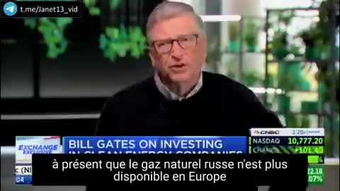 ▶ EXTRAIT-RQ + LIENS parus (23 oct 22) : Bill Gates s’exprime sur le climat.