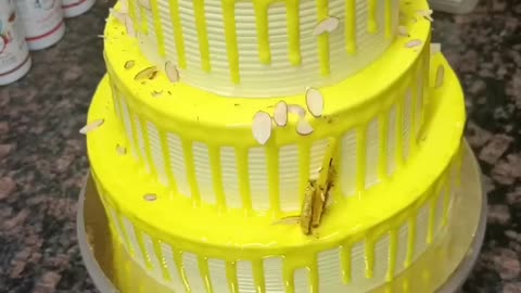 7kG 😳 Rasmalai Cake yummy food 🤤 triple story Cake #shortsvideo #ytshorts #vairalvideo #shortsviral