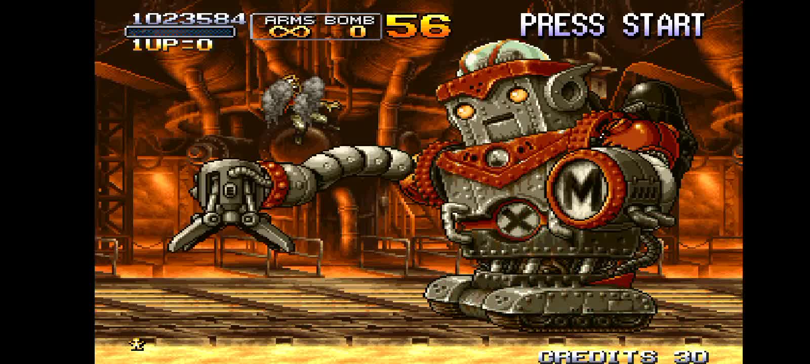 Zeroing Metal Slug 3 arcade version with the character (MARCO).