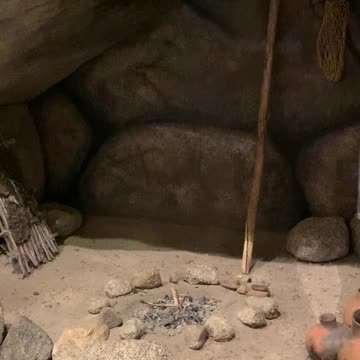 Anza Borrego Museum Indian habitat replica.