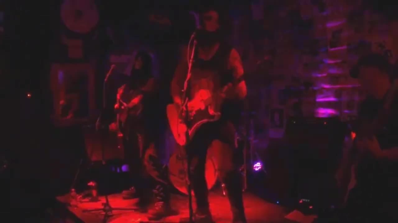 Evelyn's Casket live onstage in Las Vegas, 'Black Light Waltz', horror metal-punk rocks the living