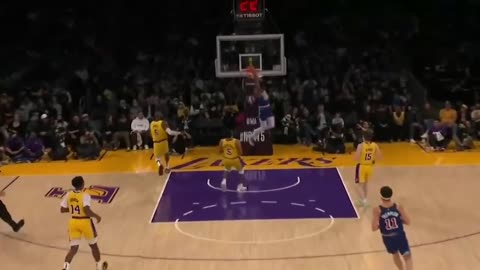 LeBron James practices load management on the fast break