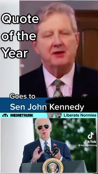 Senator John Kennedy💯
