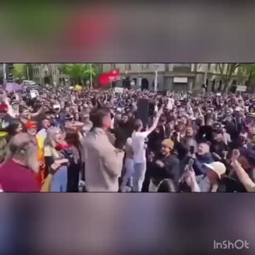 Sack Daniel andrews rally in Melbourne Australia