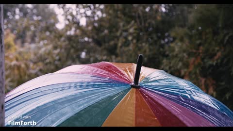 Rain On Umbrella