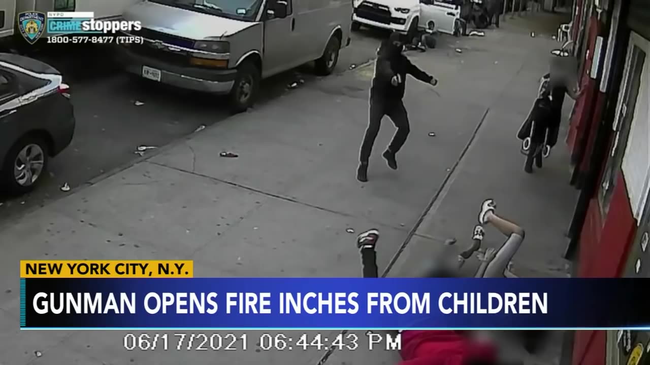 SHOCKING VIDEO: Kids dive for cover in brazen broad daylight shooting caught on video