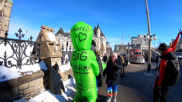 Cinquième manif janvier 2022 Ottawa