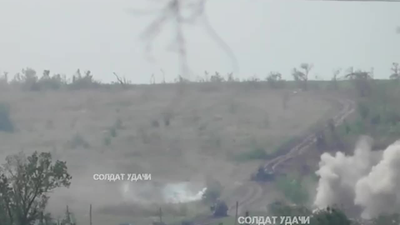 Video from one of the roads strewn with Ukrainian vehicles that were hit and destroyed.