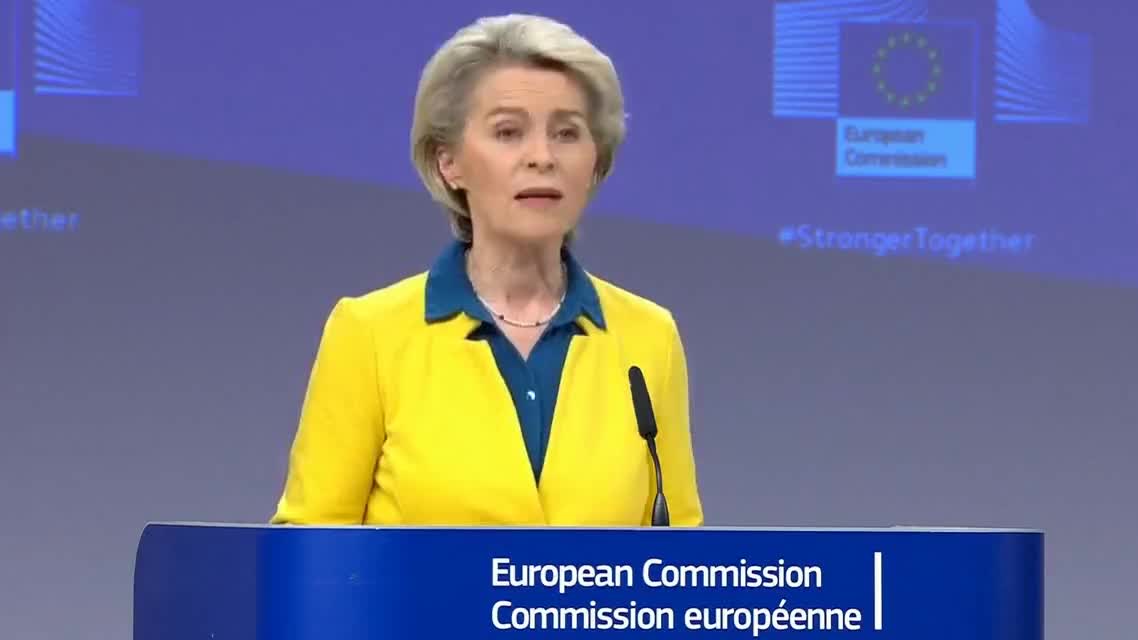 European Commission recommends candidate status for Ukraine and Moldova, says Ursula von der Leyen