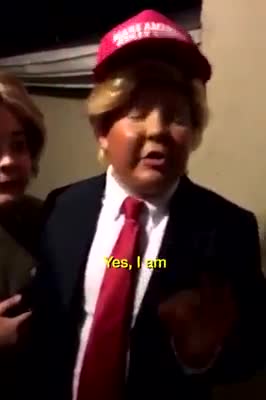 Trump and Hillary on Halloween!
