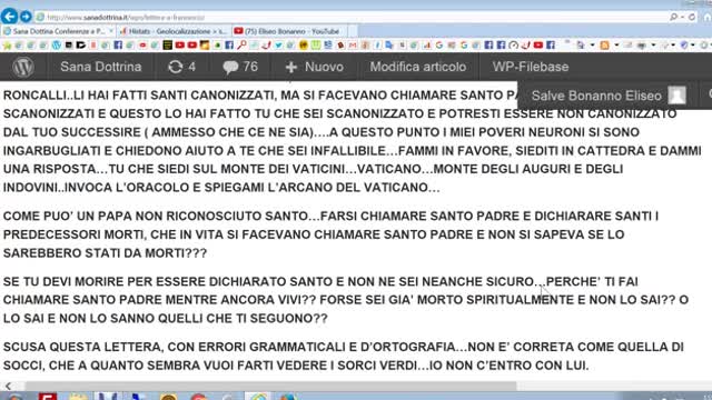 2017.06.18-Eliseo.Bonanno-LETTERA A FRANCESCO SO CHI SEI... SAI CHI SONO LA VOCE!