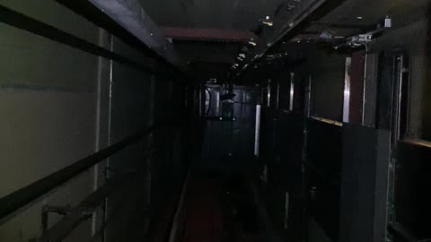 Bottom of an elevator